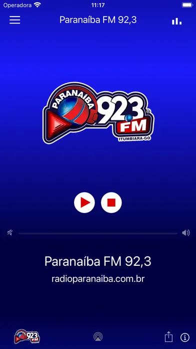 Paranaíba FM 92,3 Ekran Görüntüleri