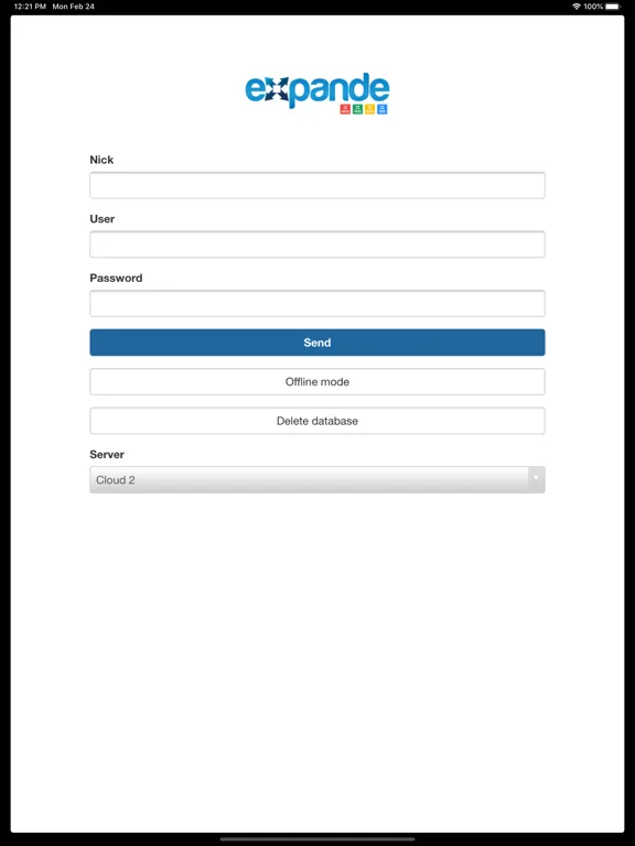 Tangkapan skrin Validador eXpande iPad 