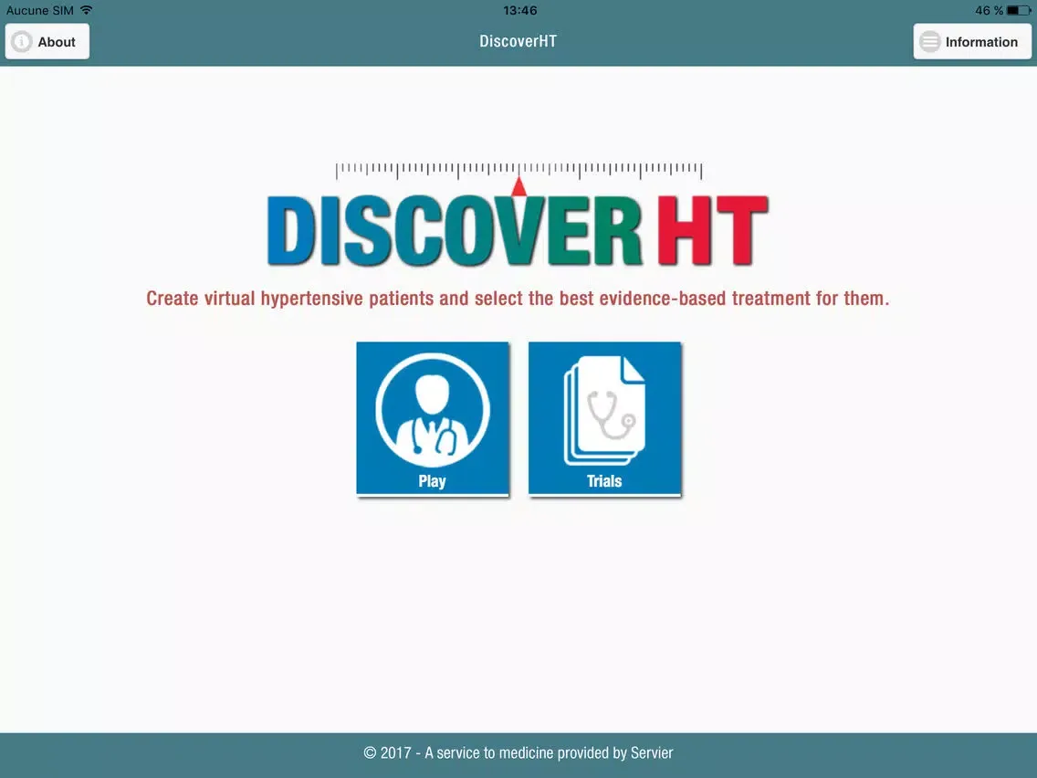 Tangkapan layar DiscoverHT iPad