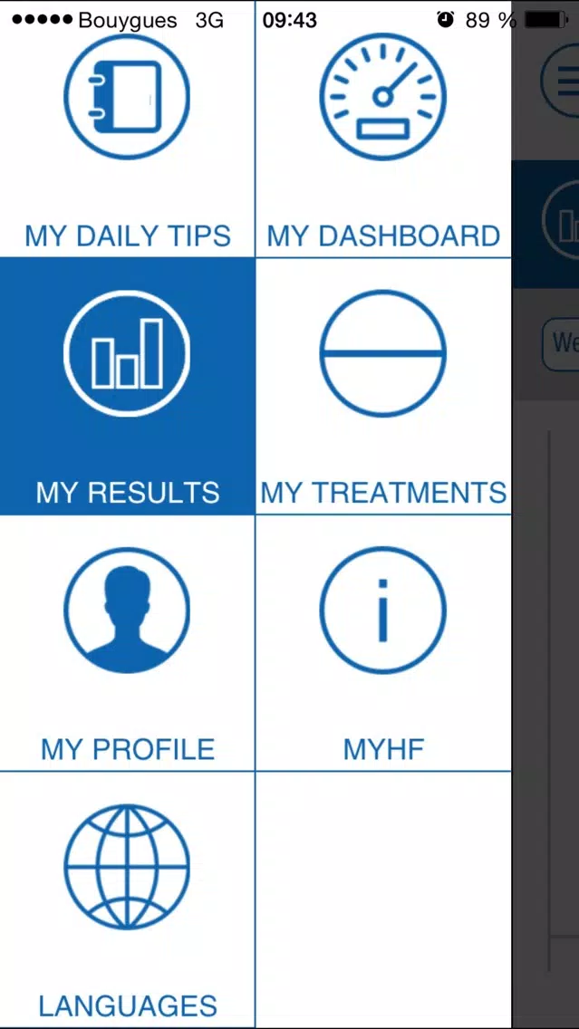 Screenshot di MyHF