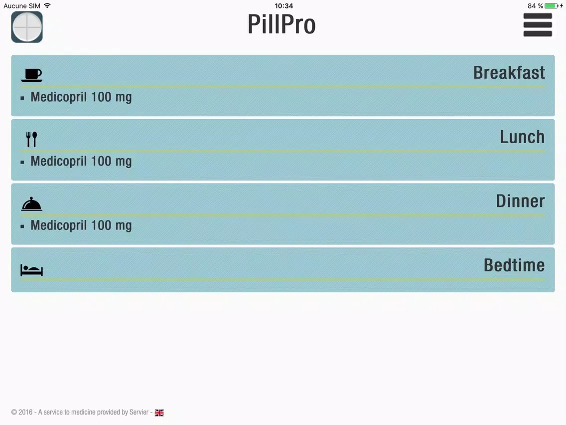 Zrzuty ekranu Pill Pro iPad 