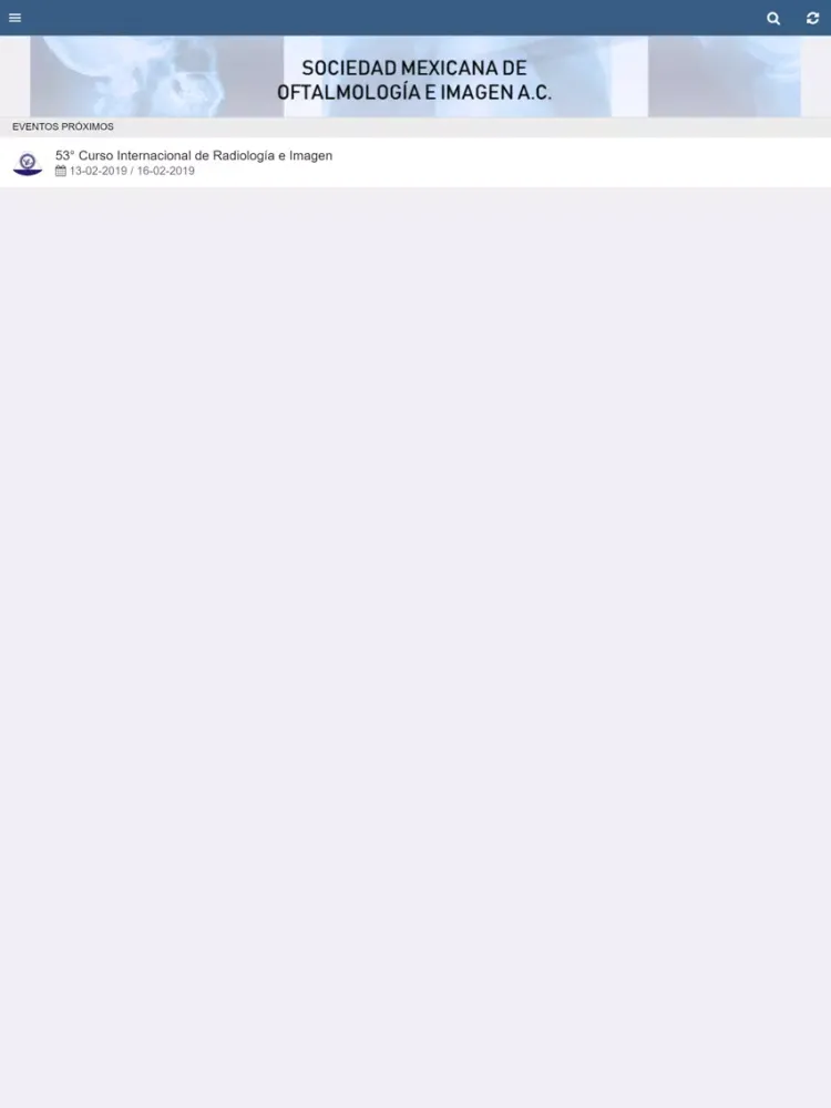 SMRI Eventos iPad  Screenshots