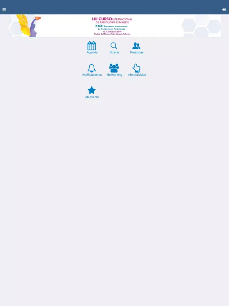 SMRI Eventos iPad  Screenshots