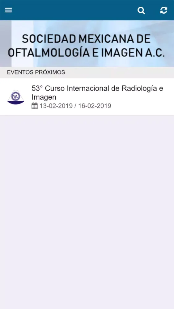 SMRI Eventos Screenshots