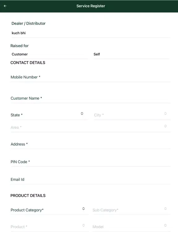 Screenshot di Faber Dealer App iPad 