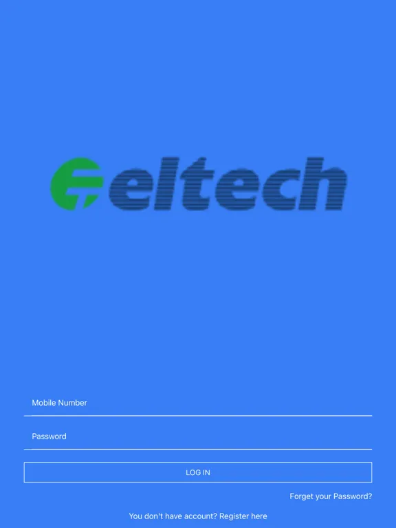 Eltech Dealer App iPad 應用截圖