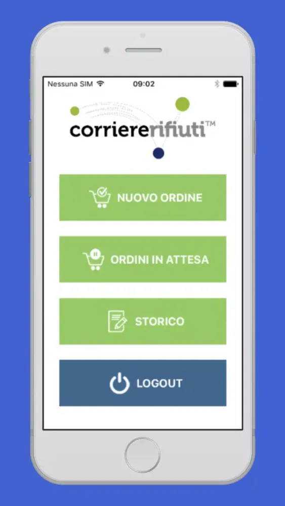Capturas de tela do Corriere Rifiuti