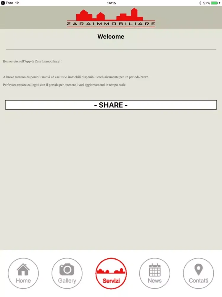 Скриншоты Zara Immobiliare iPad 