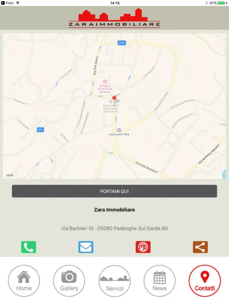 Скриншоты Zara Immobiliare iPad 