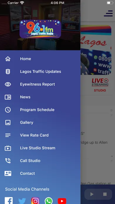 Lagos Traffic Radio 96.1 FM Screenshots