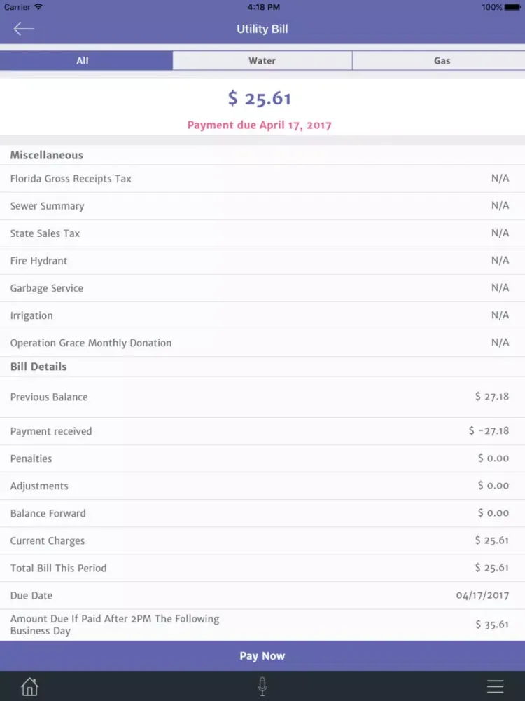My City of Lake City Utilities iPad  Ekran Görüntüleri