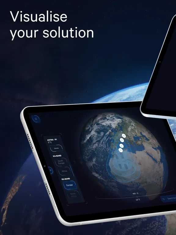 Capturas de pantalla de SES GEO iPad 