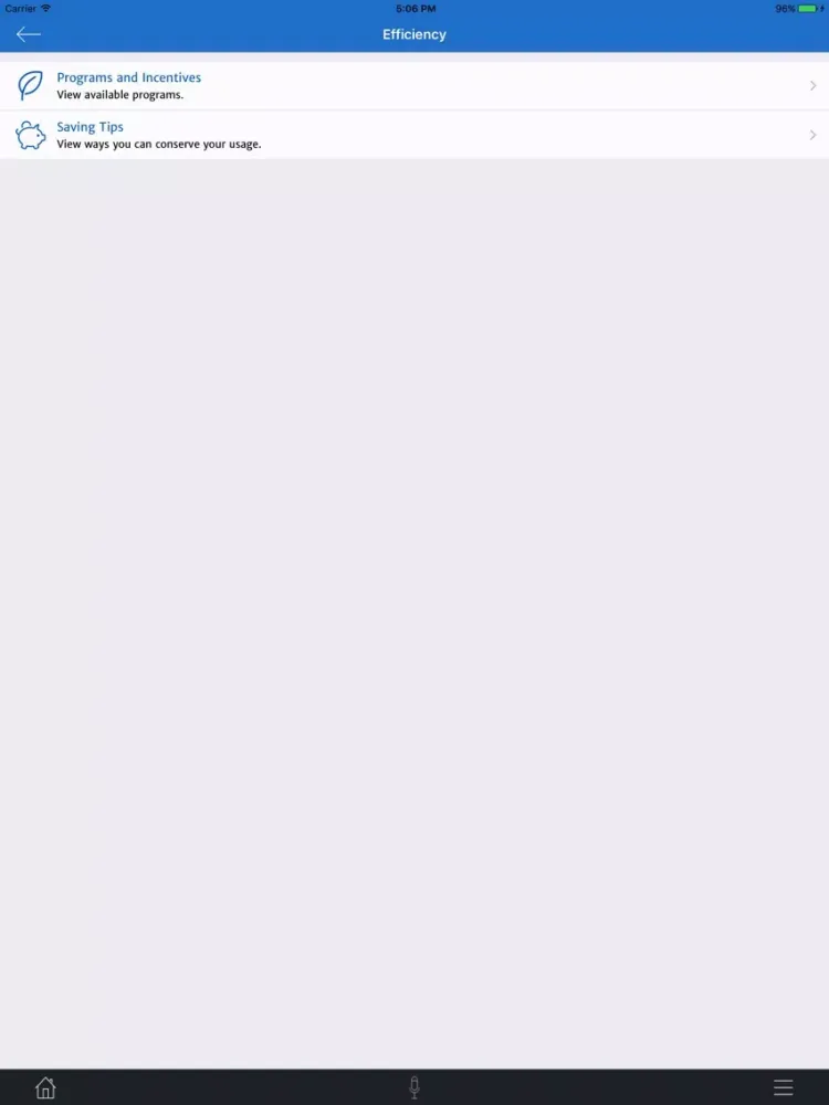 SFPUC My Account – Power iPad  Screenshots