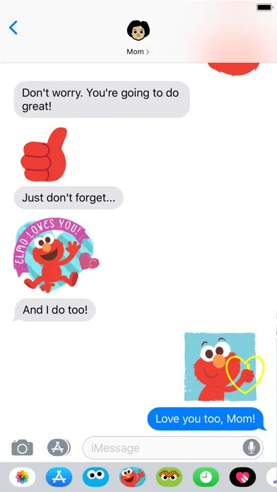 Скриншоты Elmo Stickers