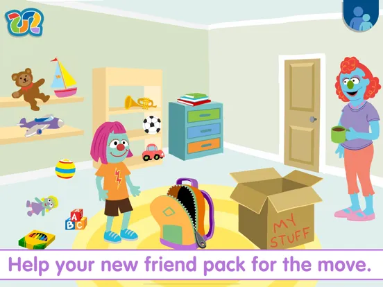 Tangkapan skrin The Big Moving Adventure iPad 