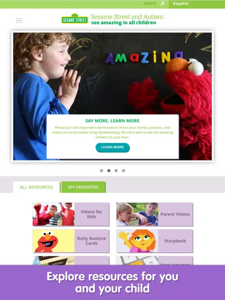 Sesame Street and Autism iPad  Ekran Görüntüleri