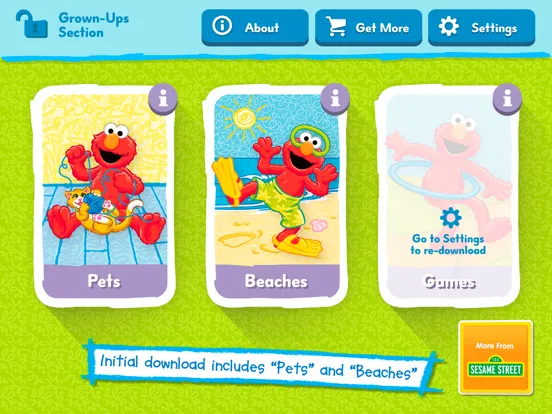 Elmo's World And You iPad  Screenshots