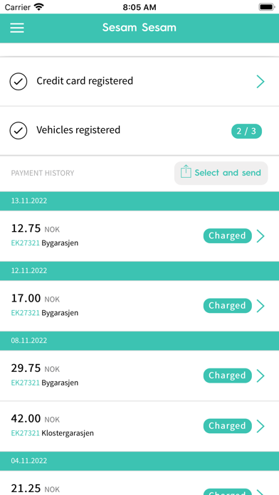 Tangkapan layar Sesam Sesam
