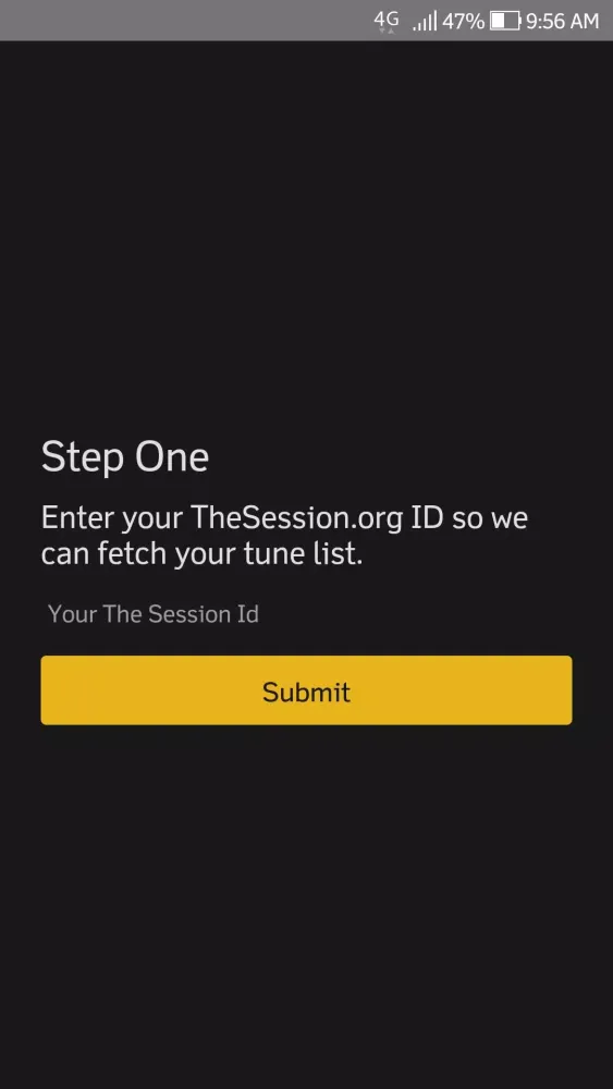 Screenshot di Session Maker