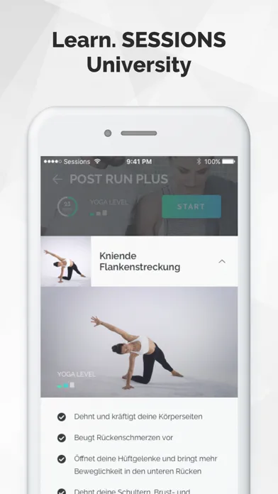 Скриншоты SESSIONS - Yoga für Läufer