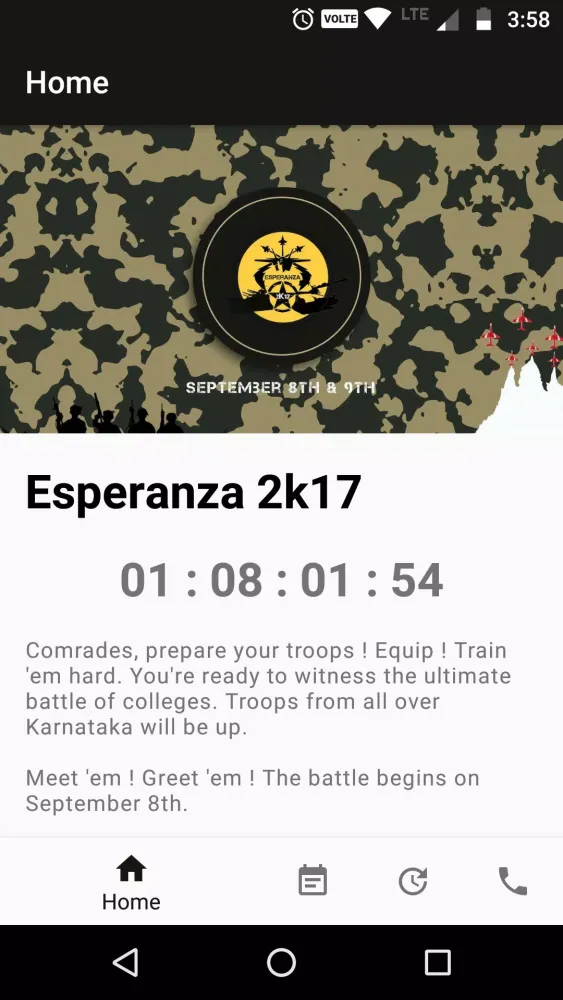 Tangkapan layar Esperanza 2k17