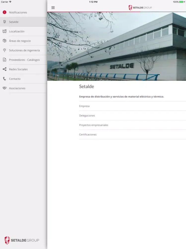 Setalde Suministros Integrales, S.A. iPad 應用截圖