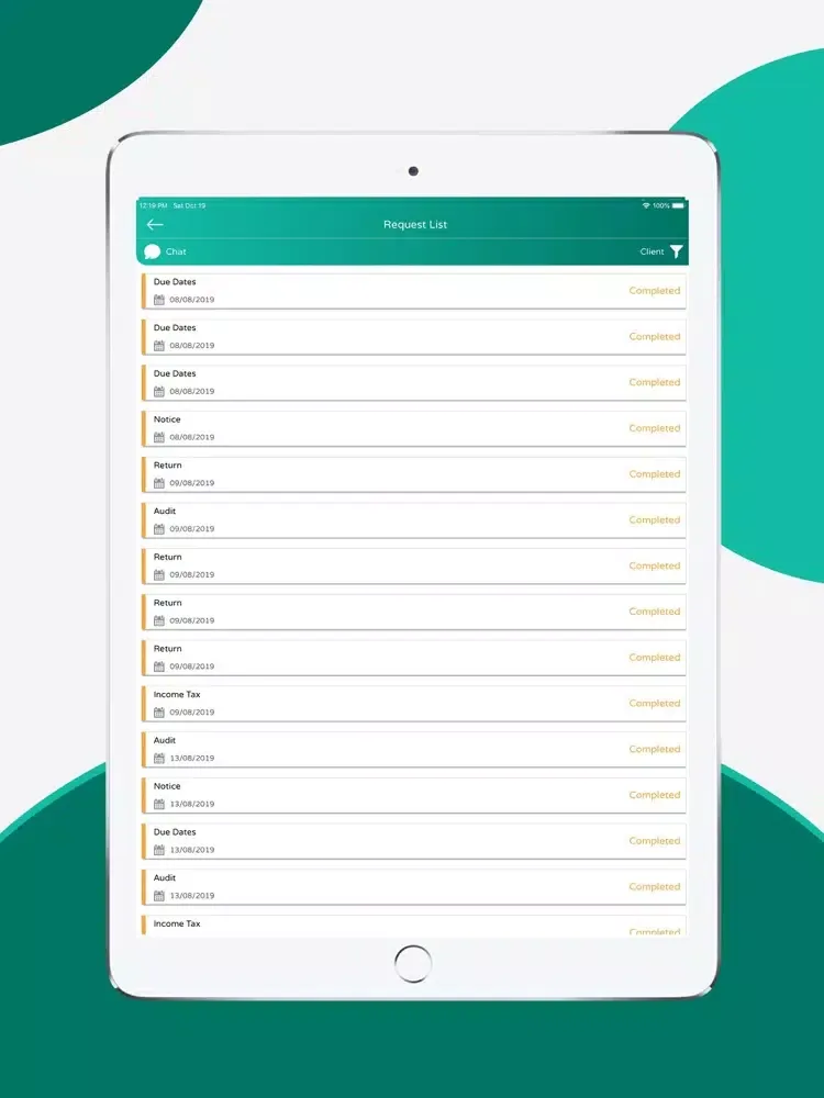 Zrzuty ekranu DSI CA iPad 
