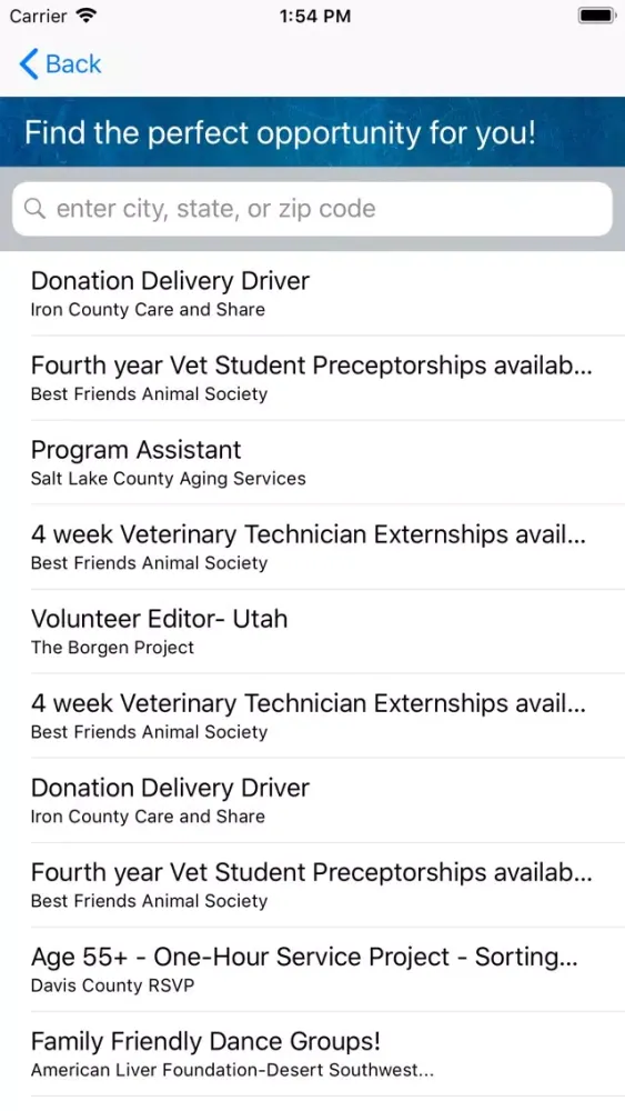 My Volunteer Journey应用截图