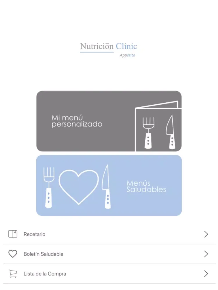 Скриншоты Nutricion Clinic iPad 