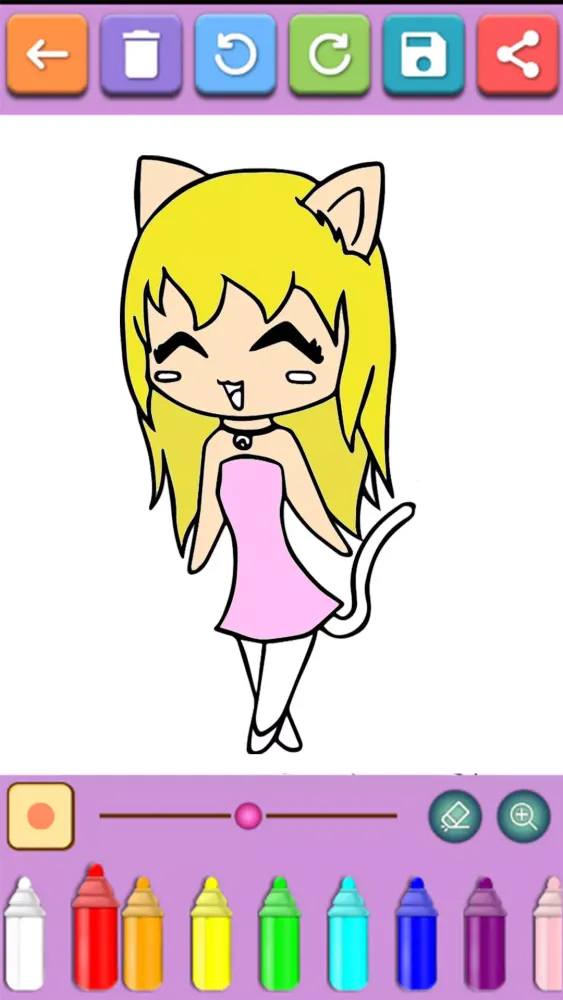 Anime Coloring Book应用截图