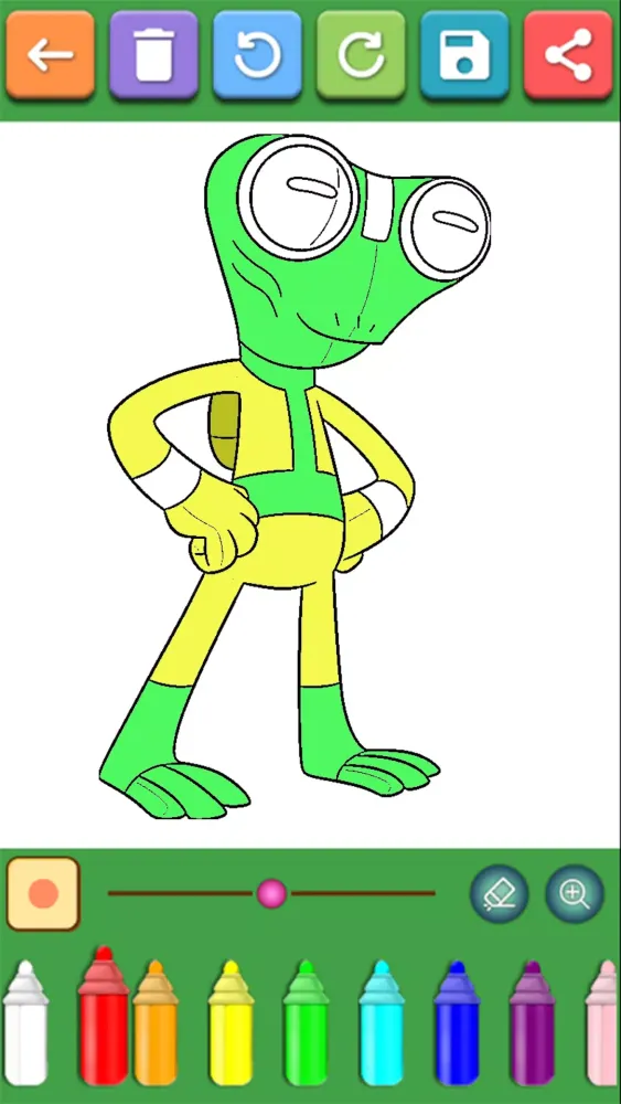 Alien Ben Coloring Pages Ekran Görüntüleri