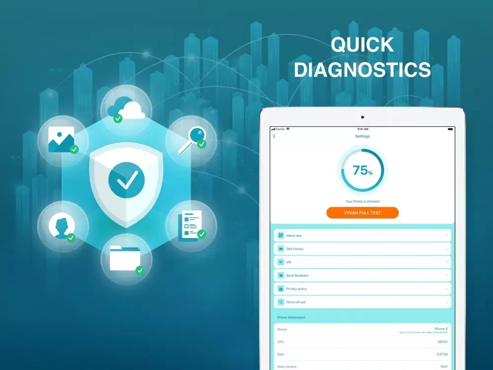 CheckIt: protection & test iPad 应用截图
