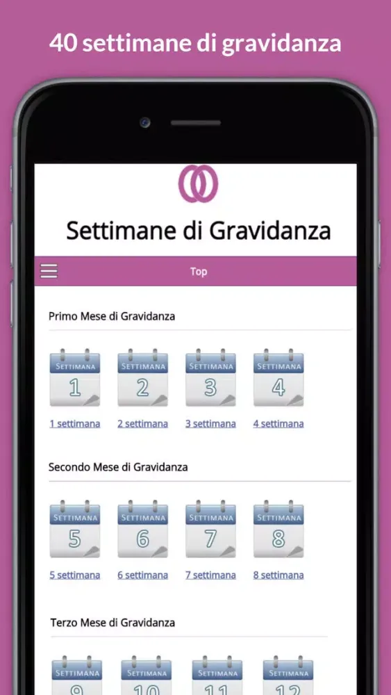 Settimane Gravidanza - Calendario di Gravidanza Screenshots