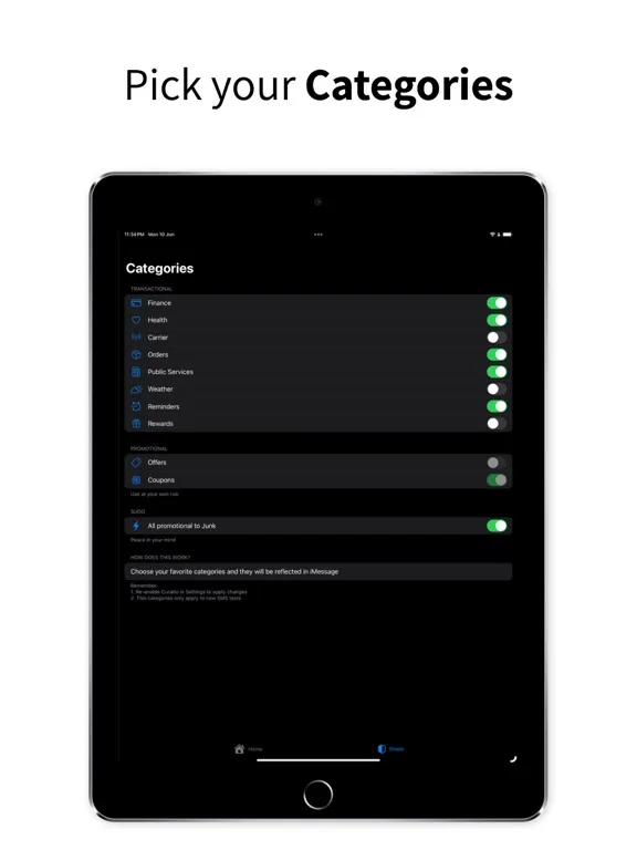Скриншоты Curatio iPad 