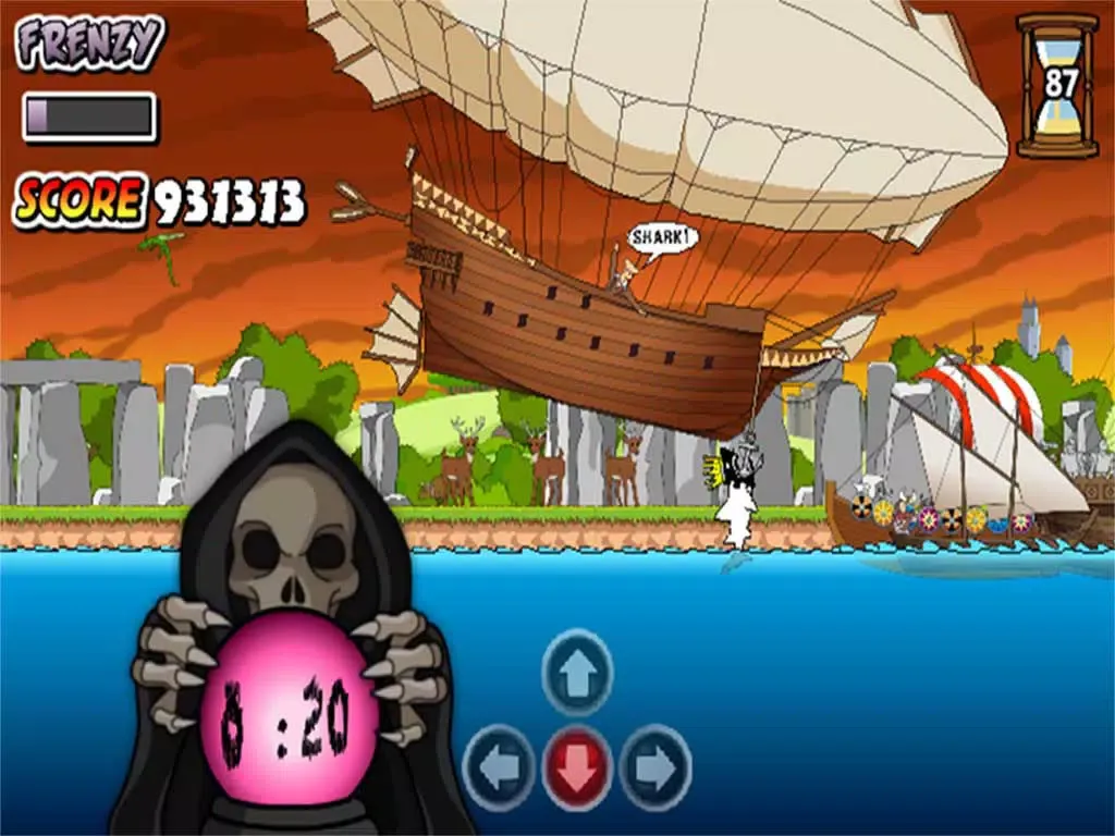 Ảnh chụp màn hình của Crazy Shark 2 - Medieval iPad 