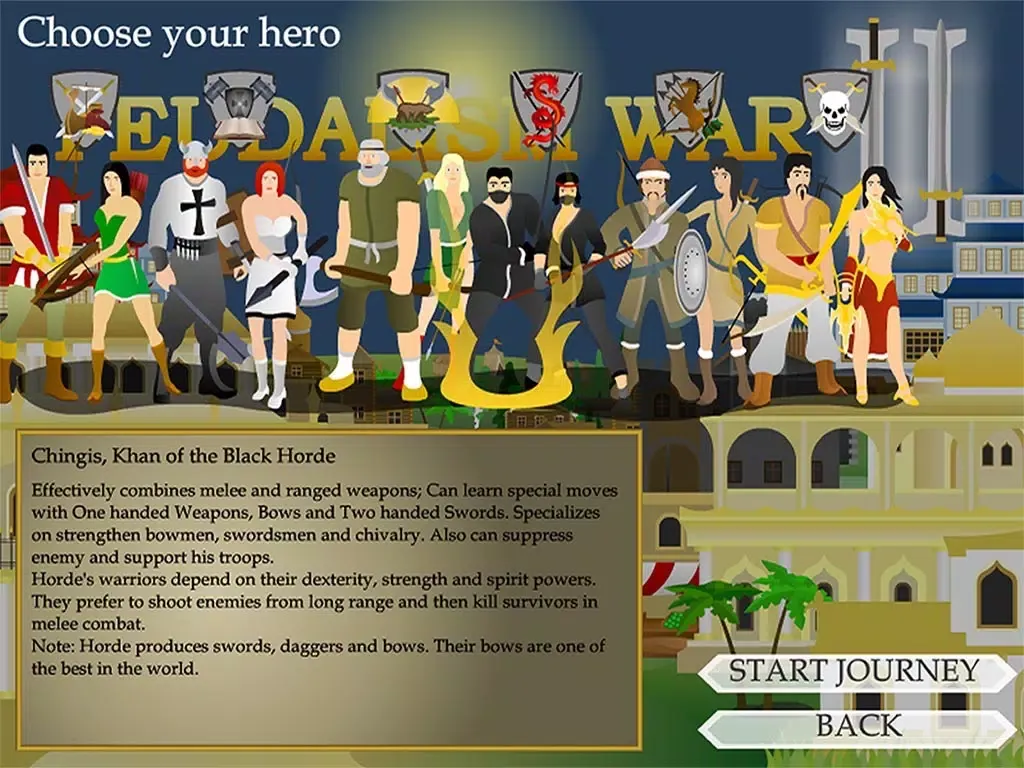 Feudalism War 2 iPad  Screenshots