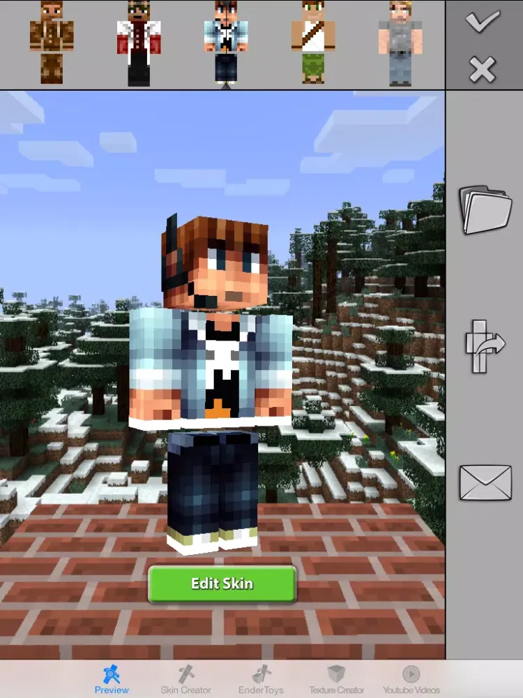 Boy Skins Pro for Minecraft Game Textures Skin iPad  سکرین شاٹس