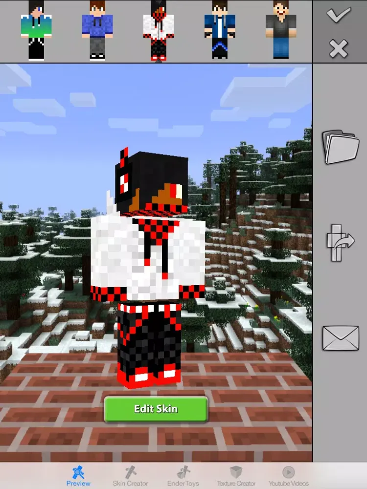 Boy Skins Pro for Minecraft Game Textures Skin iPad  سکرین شاٹس