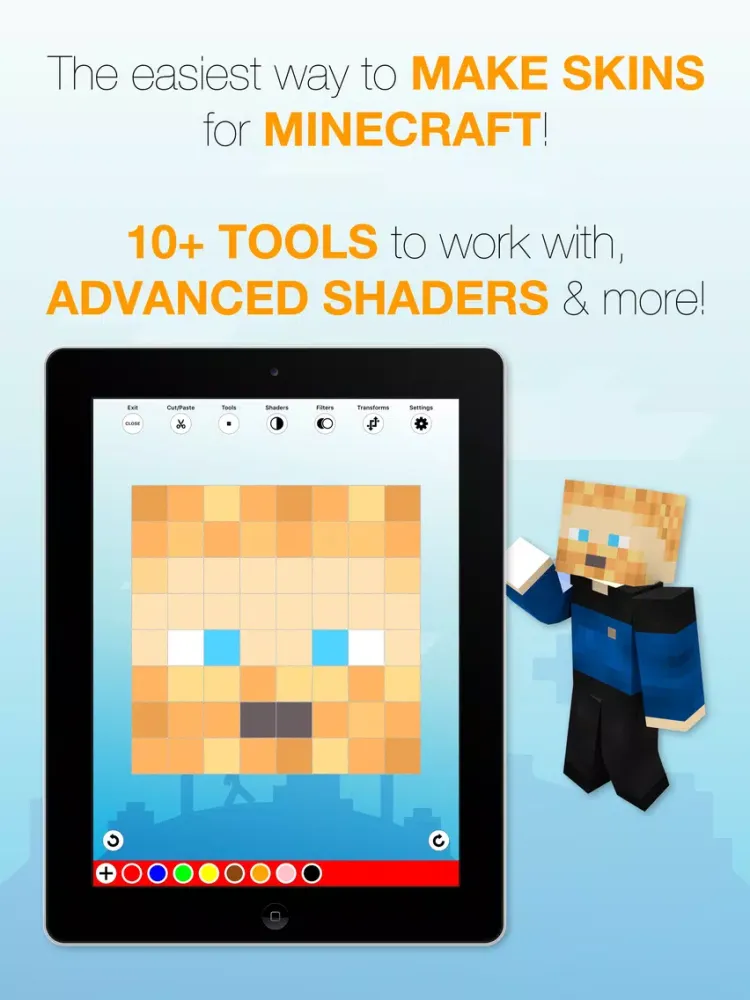 Best Skins Creator Pro - for Minecraft PE & PC iPad 應用截圖