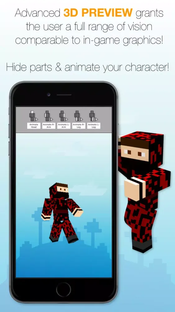 Best Skins Creator Pro - for Minecraft PE & PC應用截圖