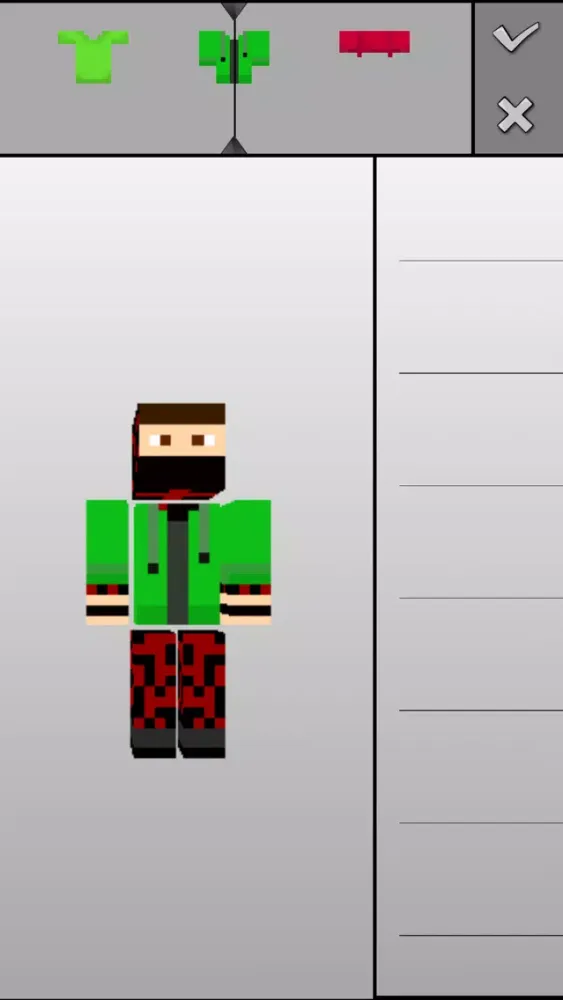 Easy Skin Creator Pro Editor for Minecraft Game Screenshots