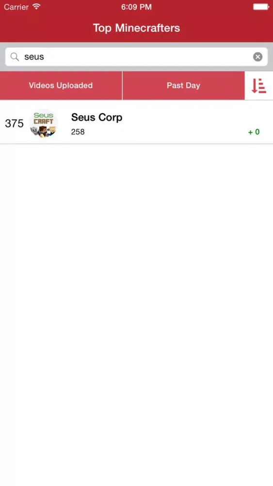 Screenshot di Top Gamers of Minecraft - YouTube Channel Stats and Rankings for YouTubers