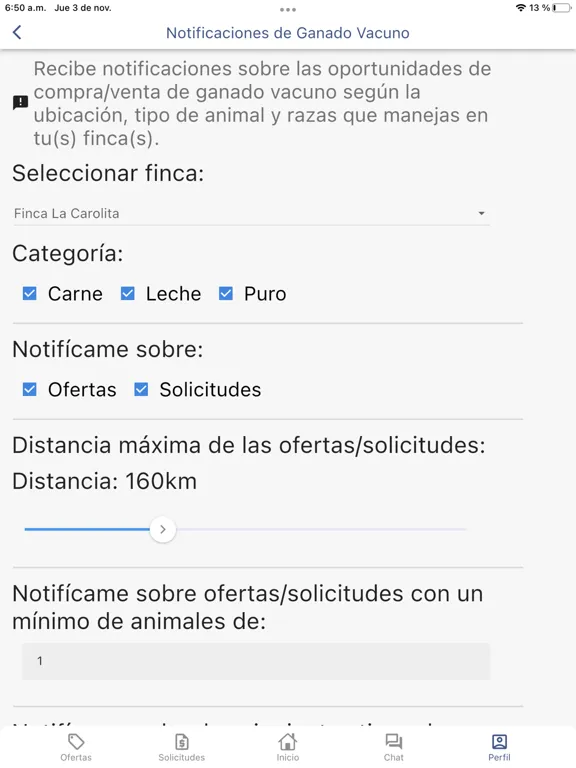 Mercado Ganadero SEV iPad 应用截图