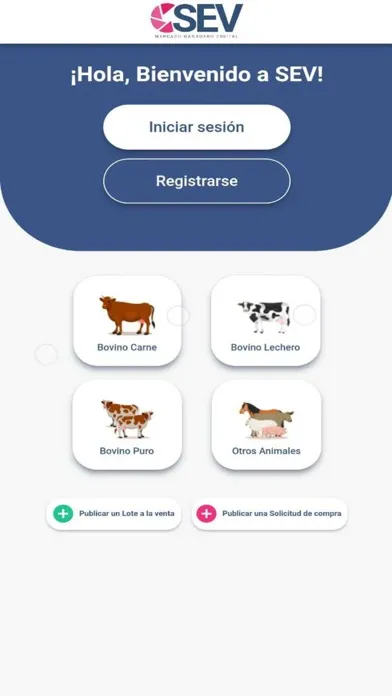 Mercado Ganadero SEV应用截图