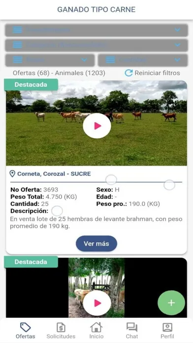 Mercado Ganadero SEV应用截图