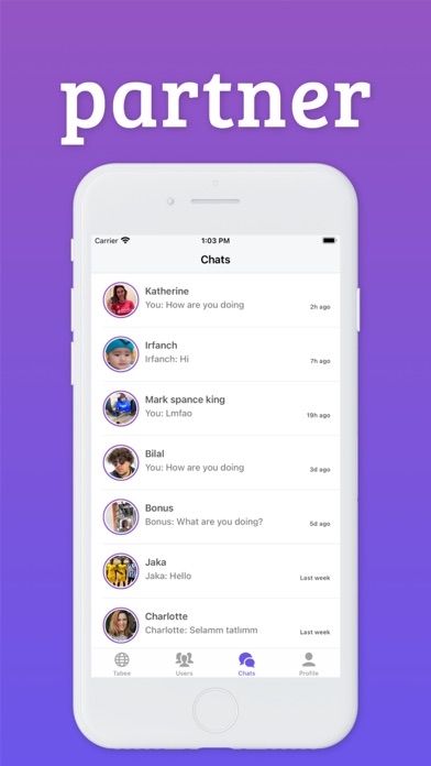 Tabee – Language Exchange Chat应用截图