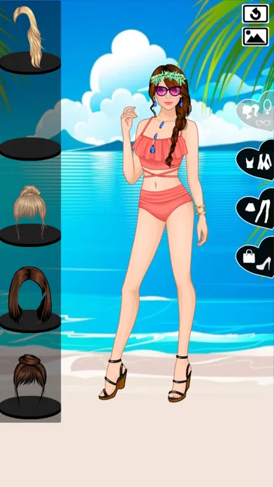 Beat the sun dress up game Screenshots