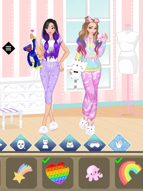 Sevelina BFF Dress Up Game iPad 應用截圖