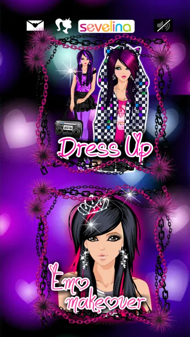 Emo Dress Up game应用截图