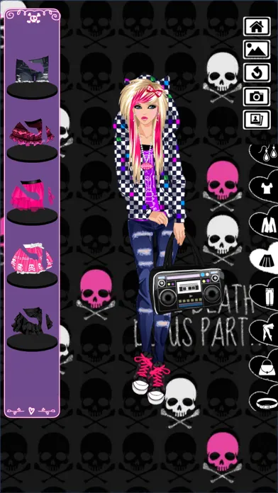 Emo Dress Up game应用截图